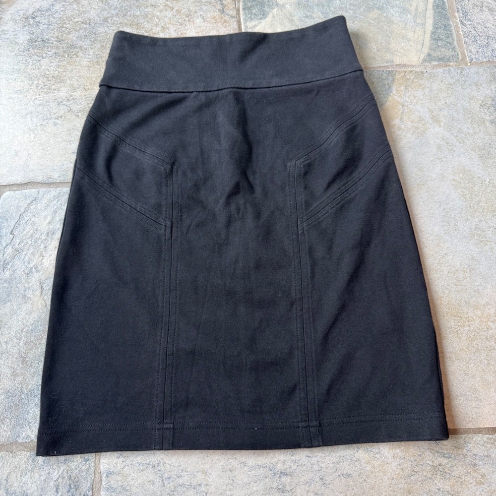 Y2K Forever 21 Black Pencil Skirt Women's Small Sexy Stretch Club or Work Outfit